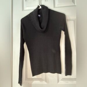 Ann Taylor Charcoal Cowl Neck Sweater